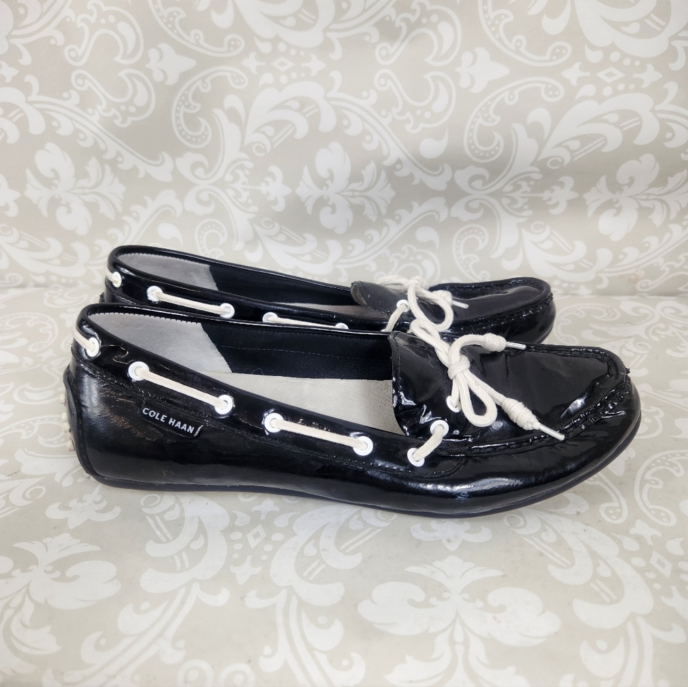 Cole Haan Women's Black Patent Loafers